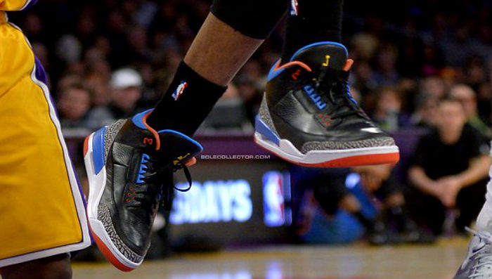 Russell Westbrook Wears 'OKC' Air 