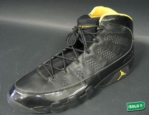 Air Jordan IX 9 Shaquille O'Neal Shaq Lakers Away PE (1)