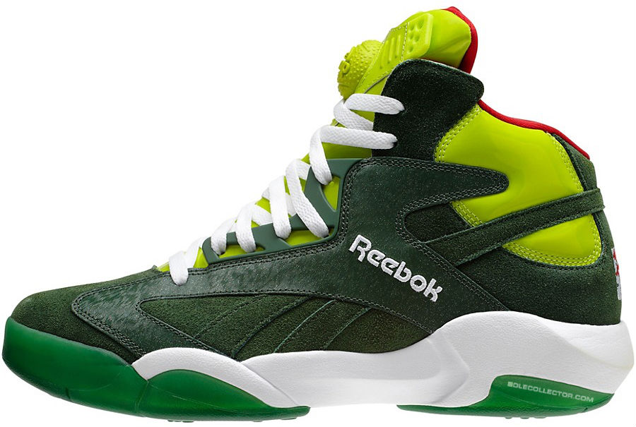 reebok shaq attaq green