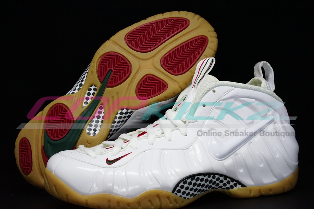 nike foams white