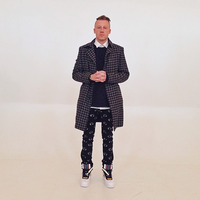 Macklemore wearing Nike Air Force 1 RT