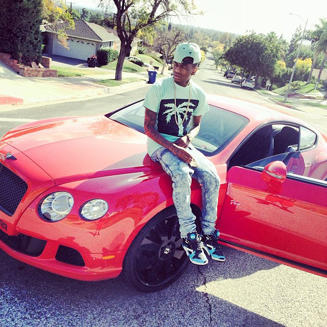 Soulja Boy wearing Reebok Court Victory Pump