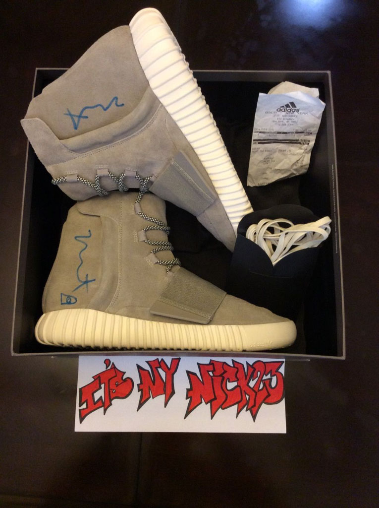 kanye west signed yeezys