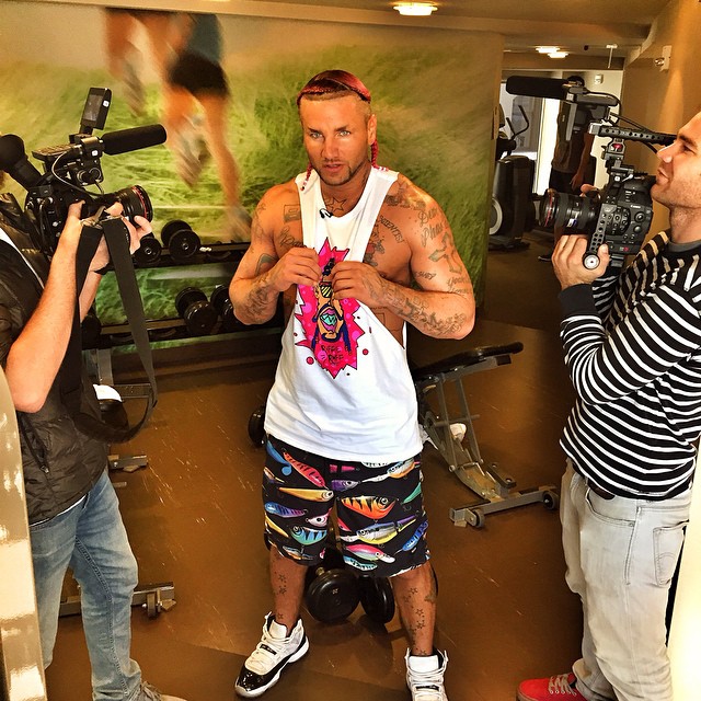 Riff Raff wearing Air Jordan XI 11 Concord