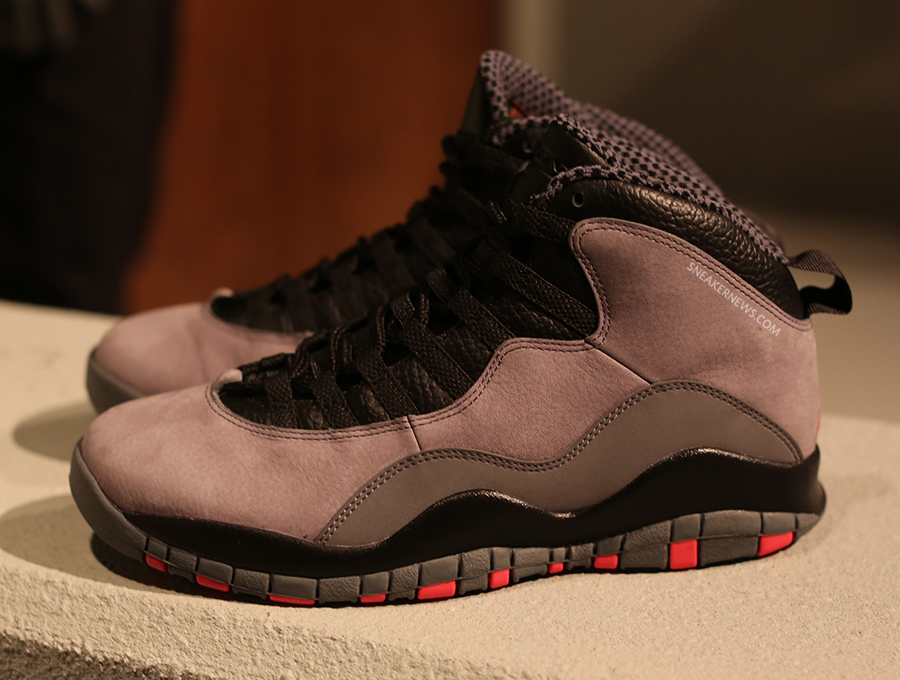 Air Jordan 10 Retro Cool Grey Infrared Black First Look Complex