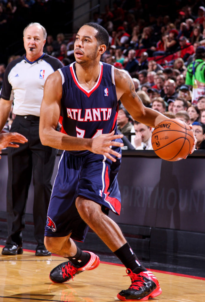 Devin Harris wearing adidas Crazy Shadow