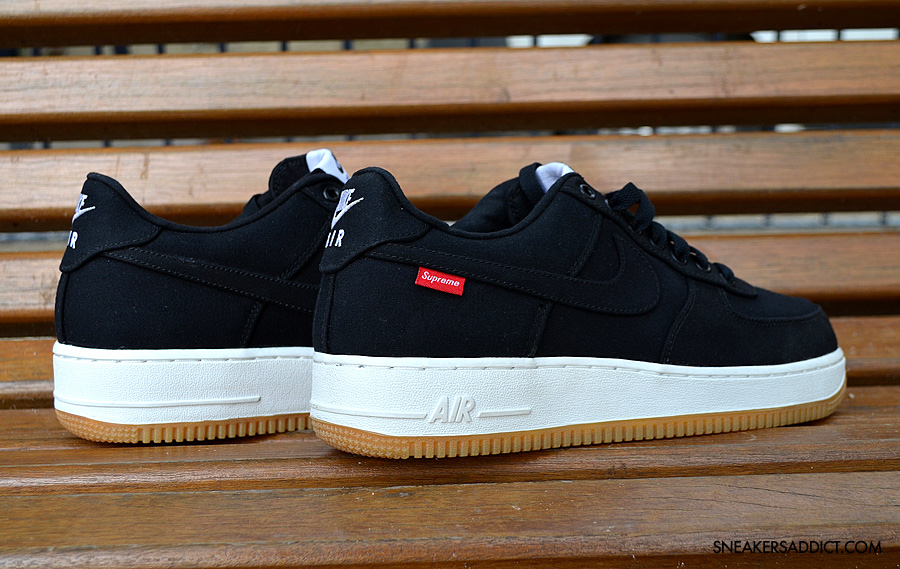 Supreme x Nike Air Force 1 Low - 30th Anniversary - Black | Sole 