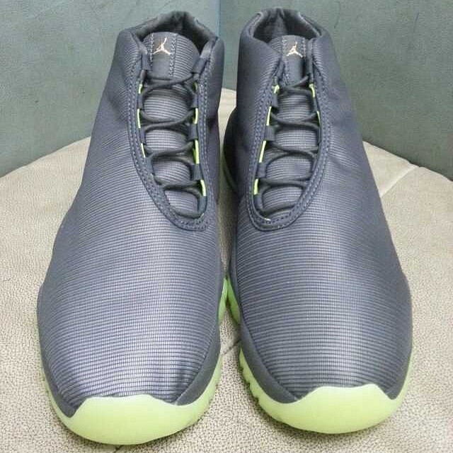 jordan future grey and green