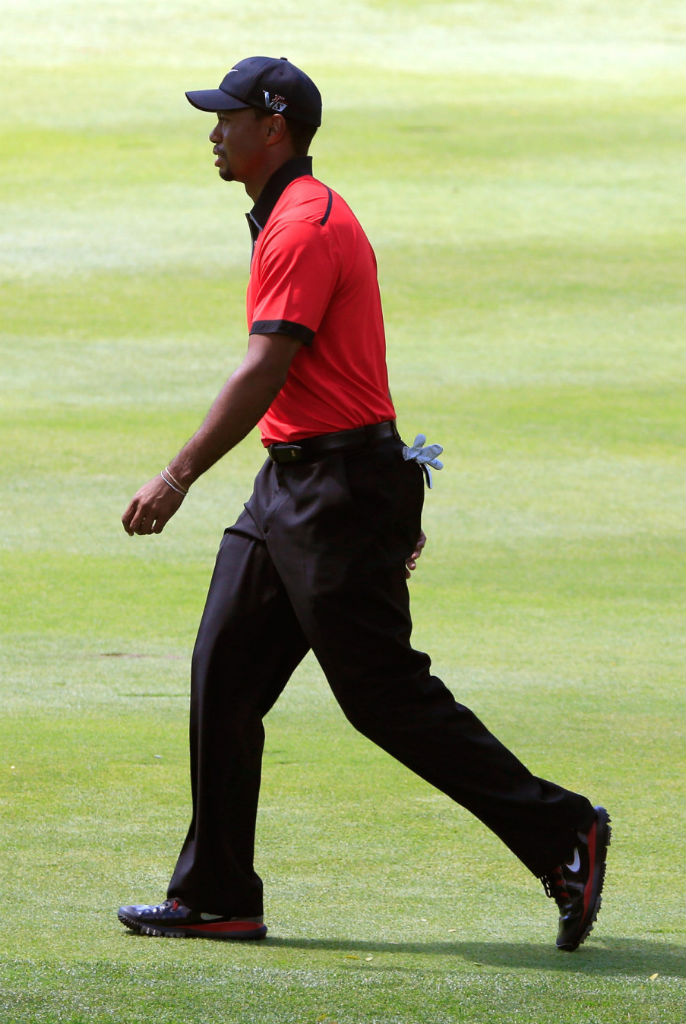 Tiger Woods Wins Bridgestone In Sunday Red, Nike TW '14 (7)