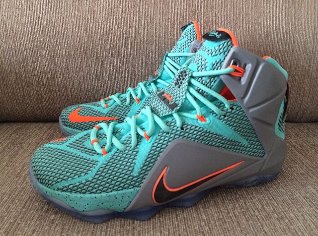 orange and teal nikes