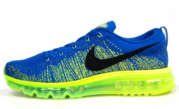 Nike Flyknit Air Max Blue Volt Complex