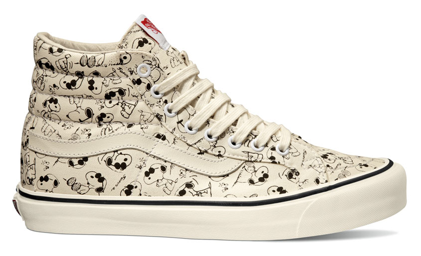 Peanuts x Vans Vault Collection - Sky Hi LX Snoopy White