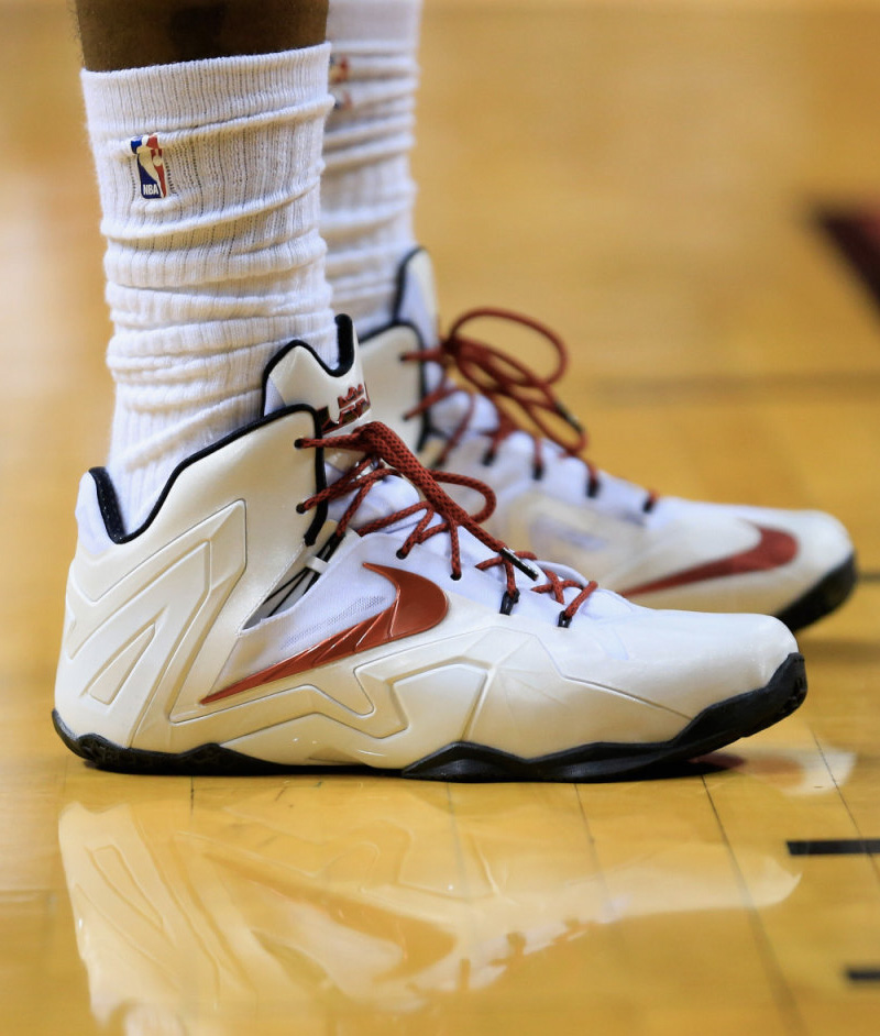 Lebron 11 white sale