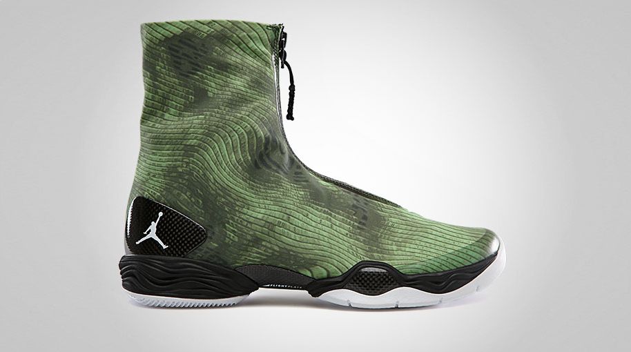 camo green jordans