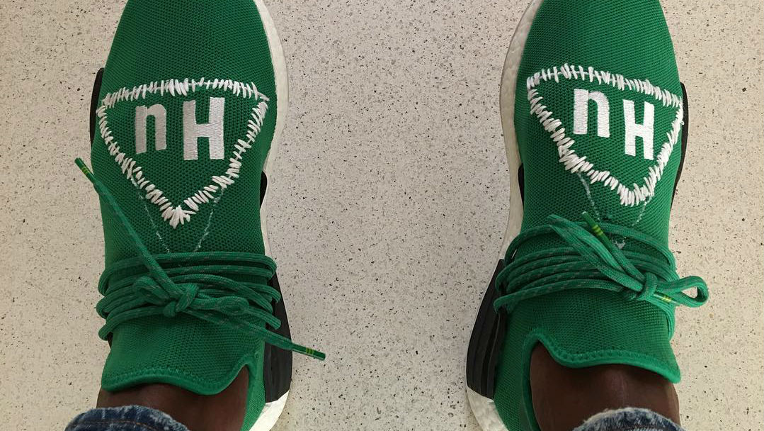 human race shoes green