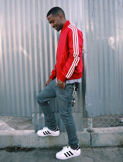 Big Sean wearing adidas Originals Superstar