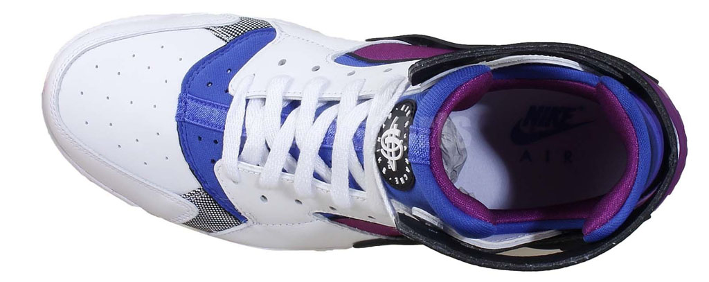 Nike Air Flight Huarache White/Black-Lyon Blue-Bold Berry 686203100 (7)