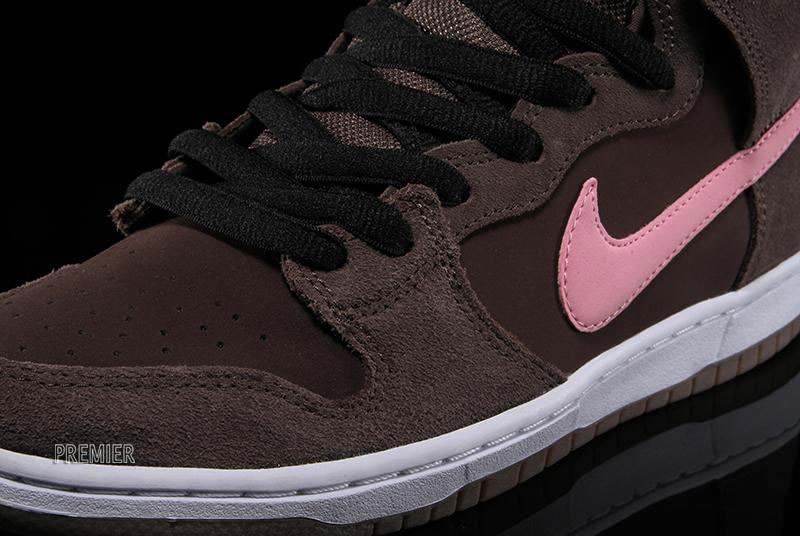 Nike SB Dunk High Pro 'Smoke/Ion Pink-Baroque Brown' - Available