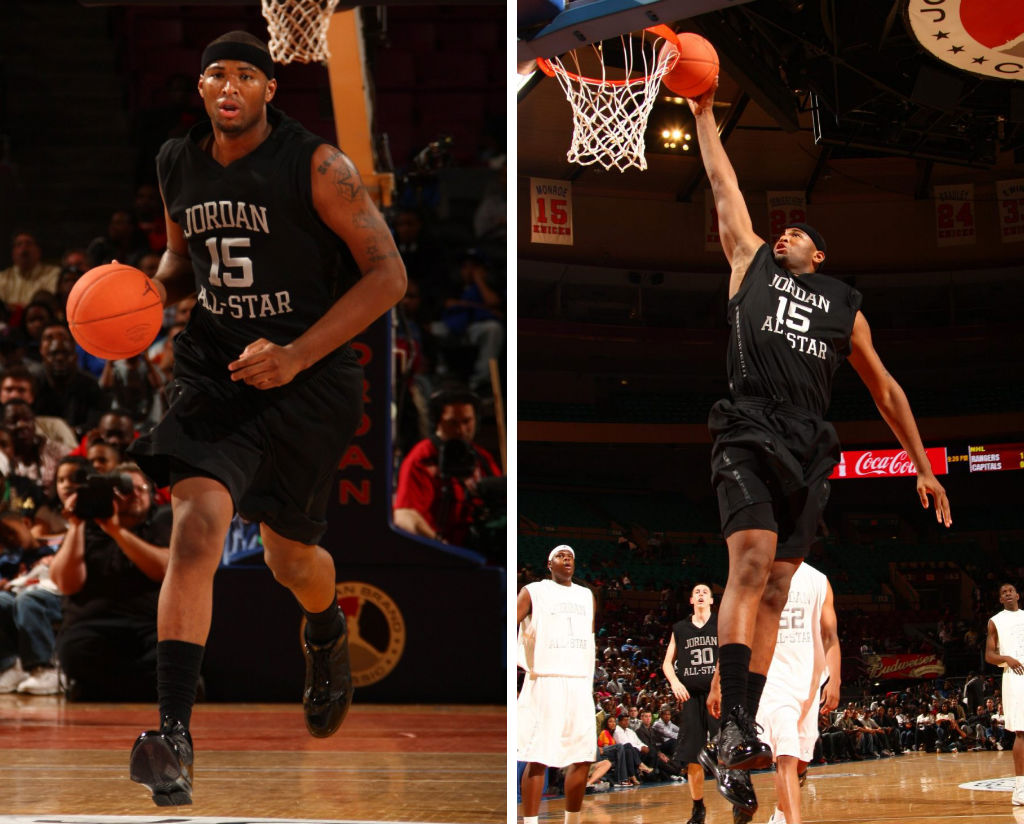 DeMarcus Cousins wearing Air Jordan 2009 JBC Black PE (1)