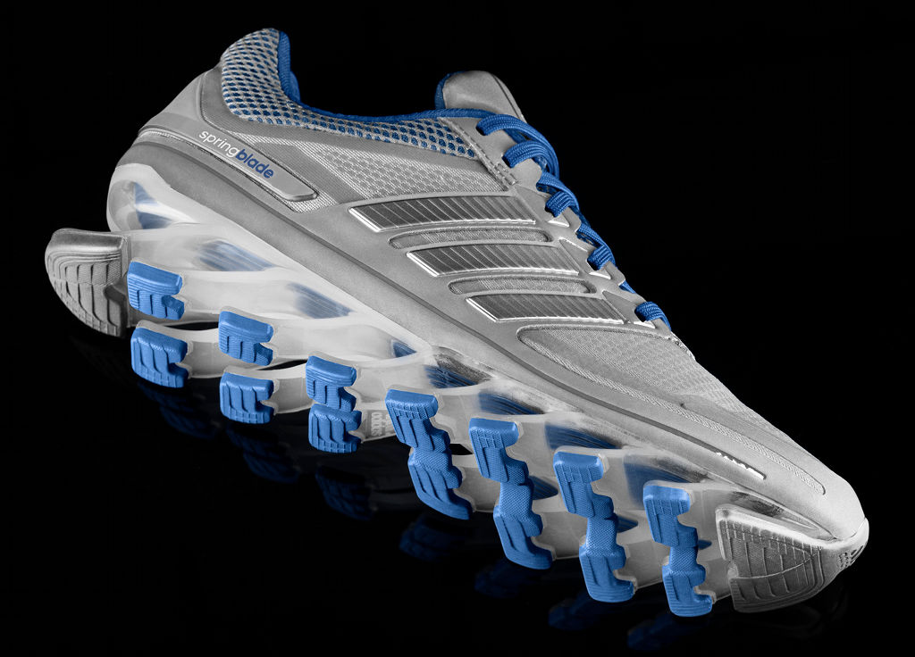 adidas Women's Springblade Grey Blue (2)