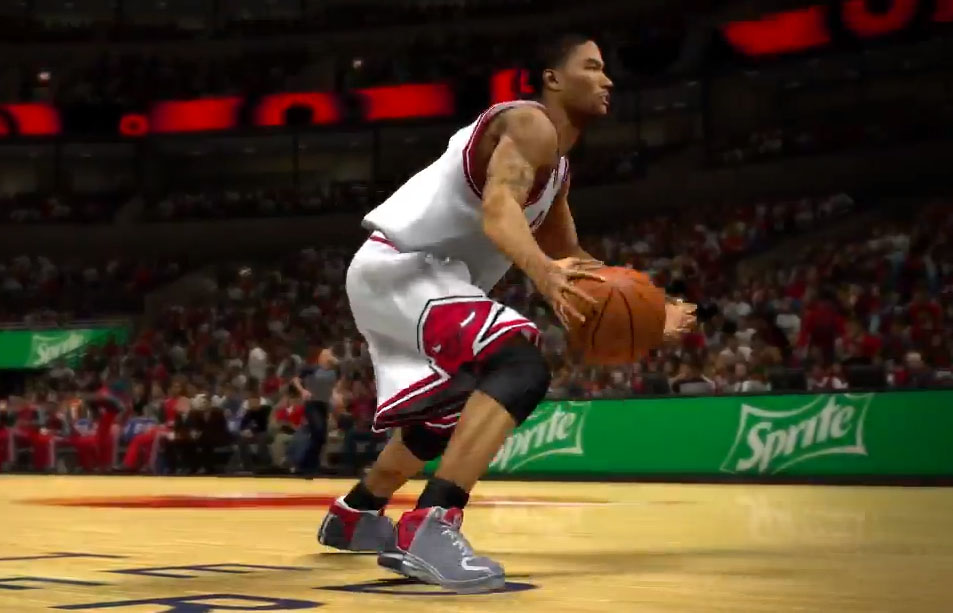 NBA 2K14 // Derrick Rose wearing adidas Rose 4