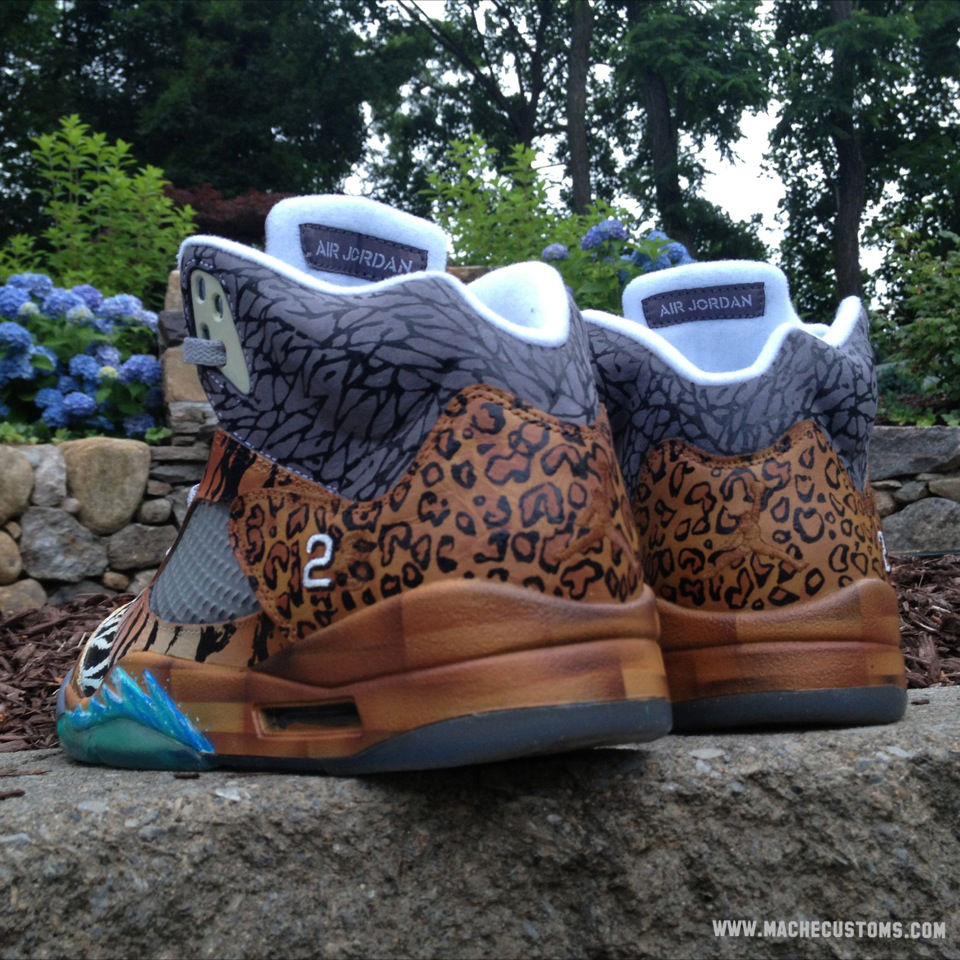 Air Jordan V 5 Retro "Noah's Ark" by Mache Custom Kicks (4)