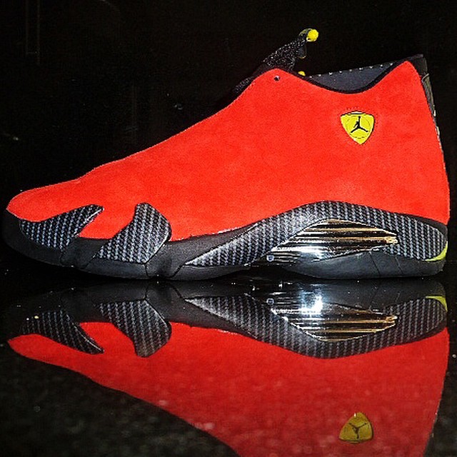 DJ Clark Kent Picks Up Air Jordan XIV 14 Retro Ferrari