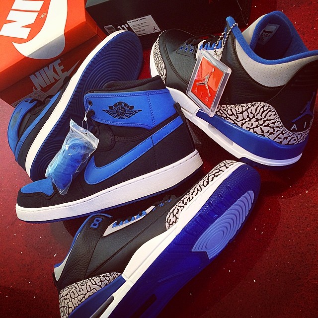 DJ Skee Picks Up Air Jordan 1 KO & Air Jordan III 3 Sport Blue