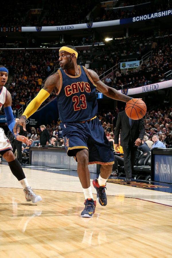 Blue hot sale lebron james