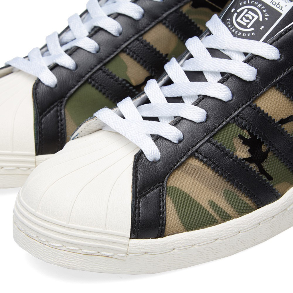 CLOT Covers the adidas Superstar 80s in Camo Complex