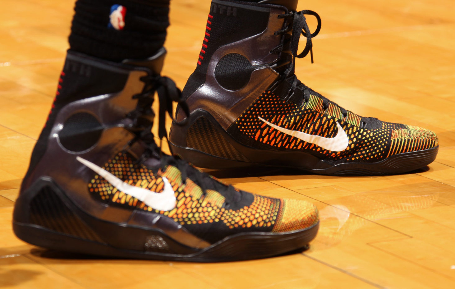 SoleWatch: Kobe Bryant Wears Nike Kobe 9 Elite 'Lakers' PE