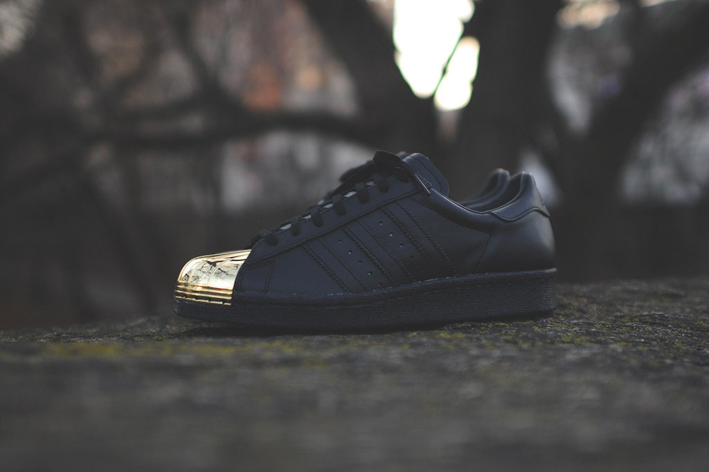 adidas superstar 80s metal toe kids Black