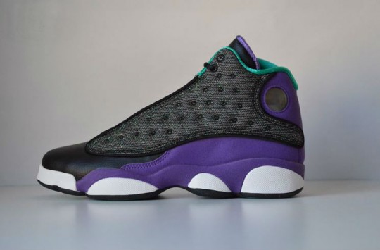 jordan 13 purple and teal