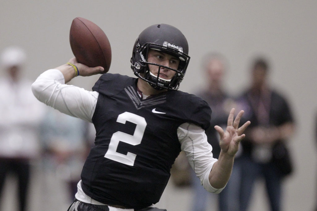 Johnny Football Wears Nike for NFL Pro Day