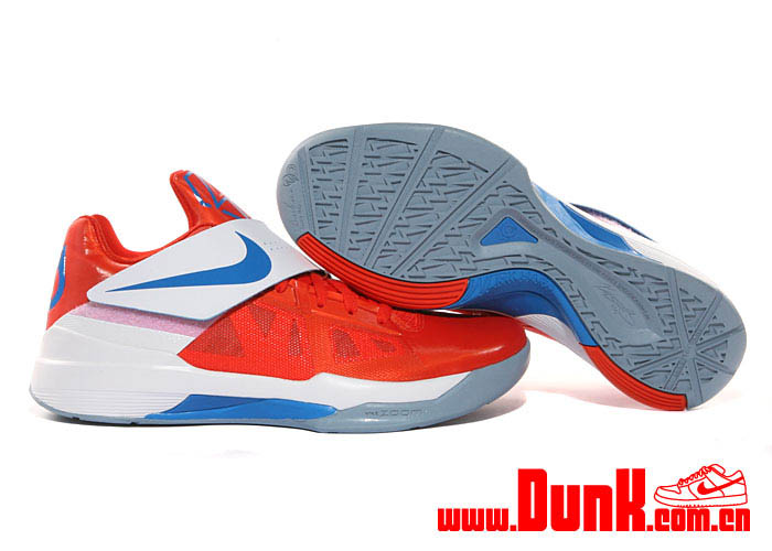 Nike Zoom KD IV Team Orange Photo Blue White 473679-800 (2)
