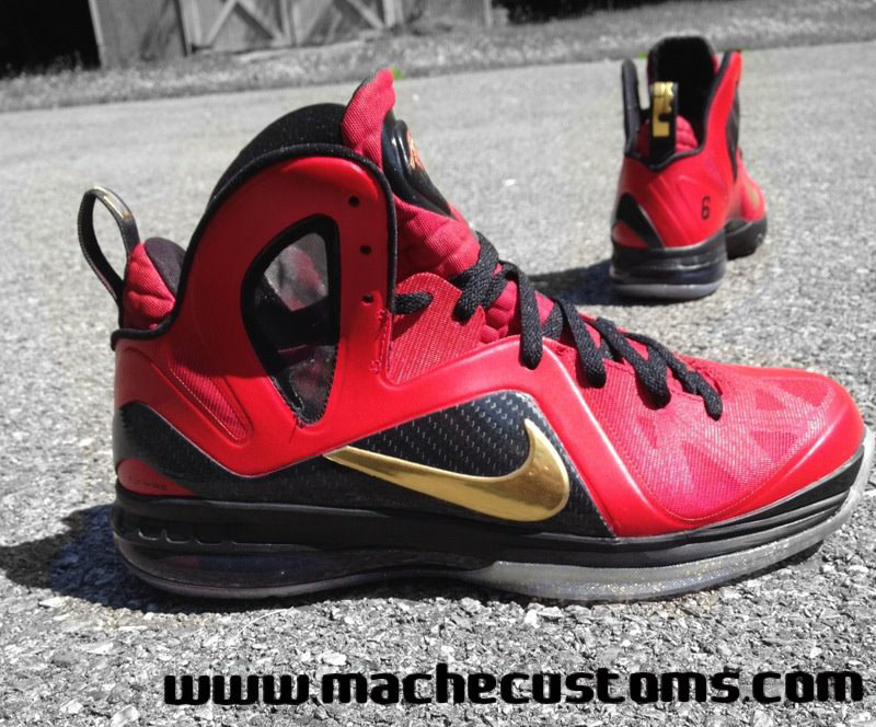 Nike LeBron 9 P.S. Elite "Finals" by Mache Custom Kicks (4)