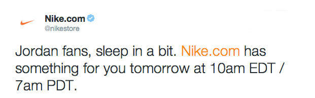 NikeStore Has Something Special for Jordan Fans Tomorrow Morning
