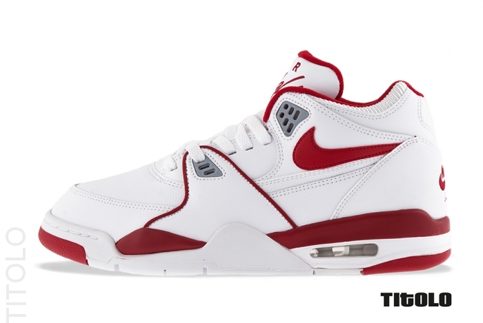 nike air flight white red