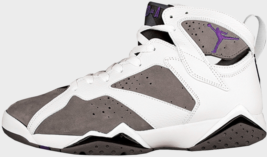 jordan 7 purple and white