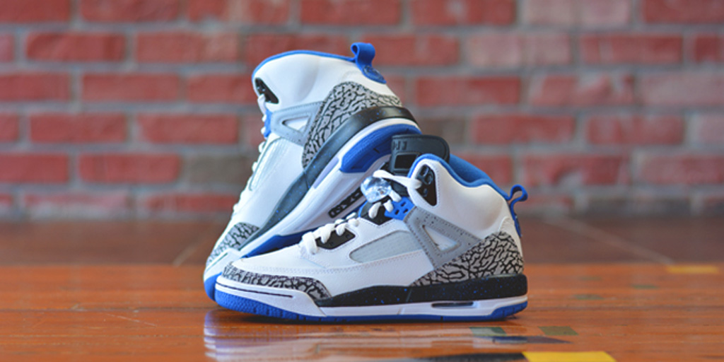 nike air jordan spizike white midnight navy