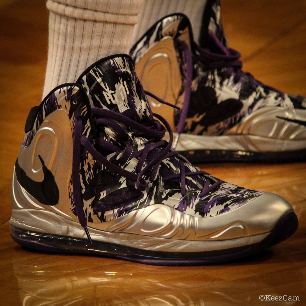 Rudy Gay wearing Nike AIr Max Hyperposite Kings PE (1)