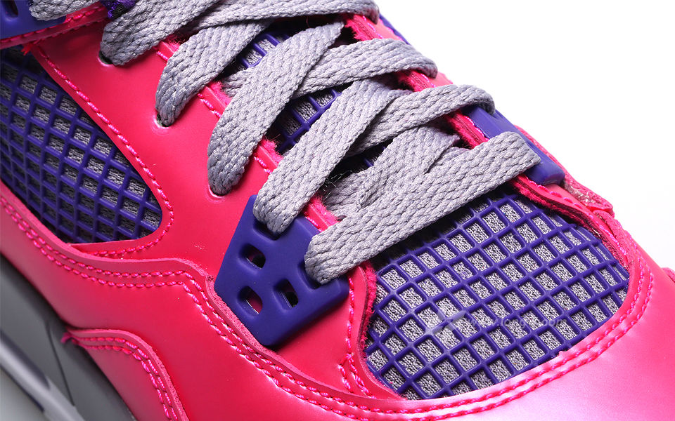 Release Date Air Jordan 4 Retro GS Pink Purple Grey Complex