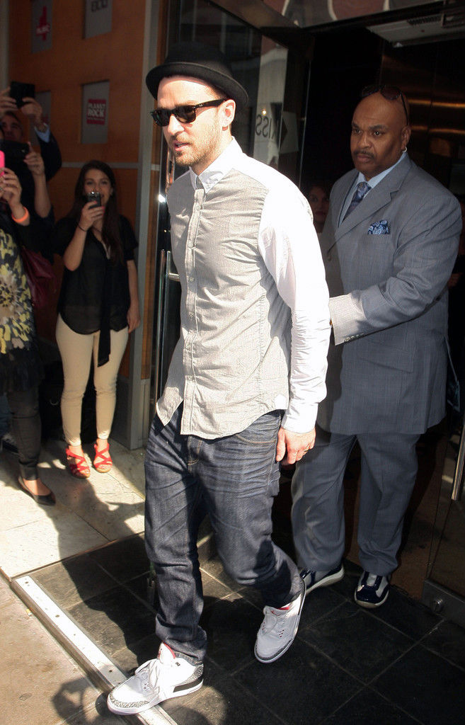 Justin Timberlake Wears Air Jordan 3 