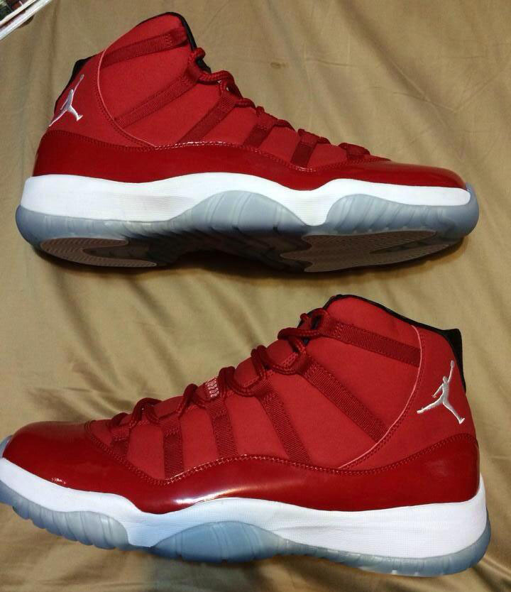 jordan 11 red white