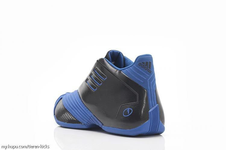 Adidas T-Mac Black Blue Basketball Tracy McGrady Shoe 2001