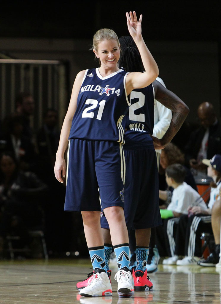 Kristen Ledlow wearing Air Jordan 6 White/Infrared