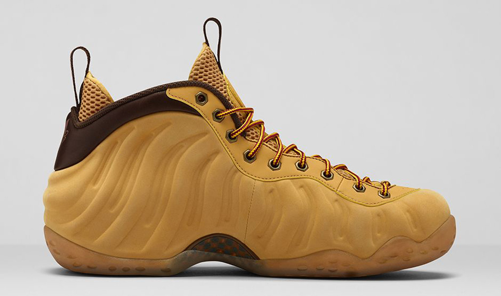 nike foamposite wheat