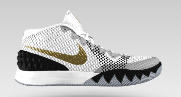 kyrie 1 gold and black