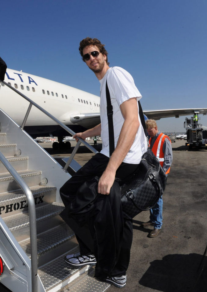 Pau Gasol wearing Nike Air Max 2012