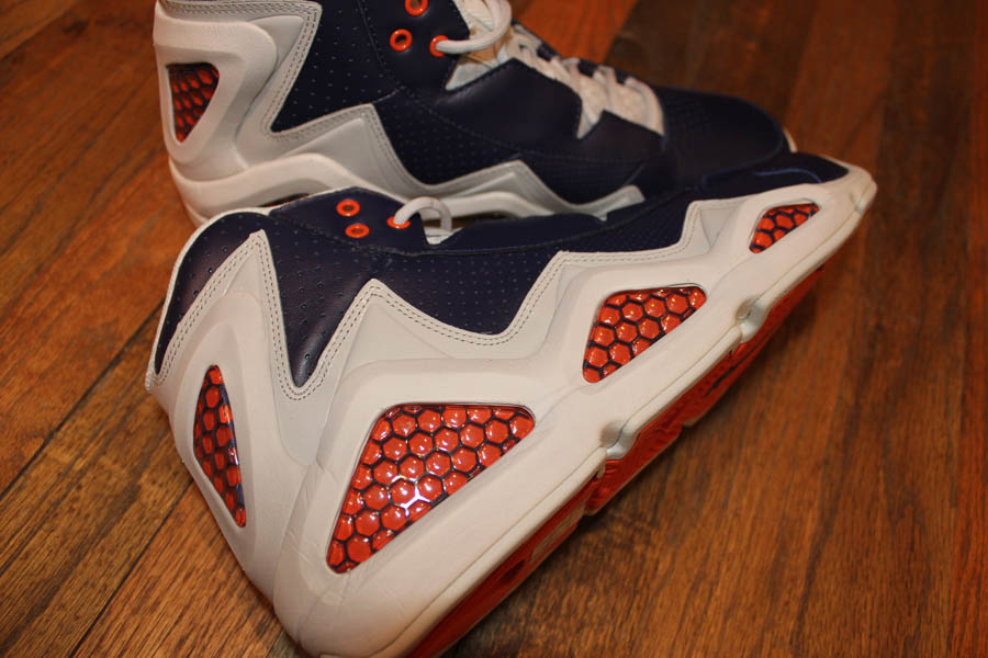 Reebok Sermon White Navy Orange 4